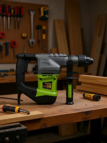 Изображение товара Перфоратор бочковой Procraft BH2200 SDS-Plus (1500 Вт, 6.0 Дж), в кейсе