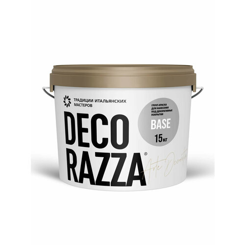 фото Грунт-краска белая decorazza base (1,5кг)