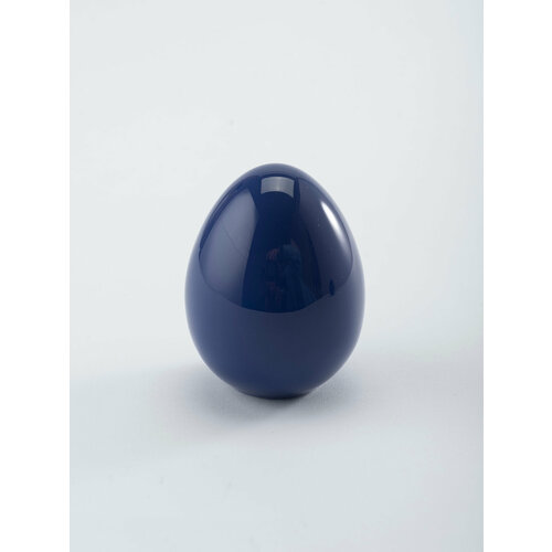 фото Пасхальное яйцо hill&mill egg small 7 см керамика индиго / пасхальный декор hill & mill