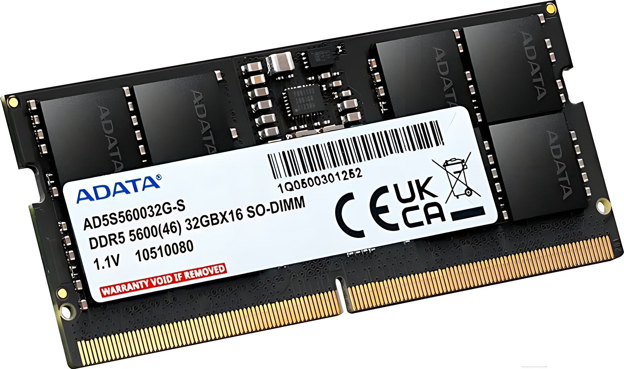 Оперативная память NBook SO-DDR5 32GB, 5600Mhz, ADATA (AD5S560032G-S)