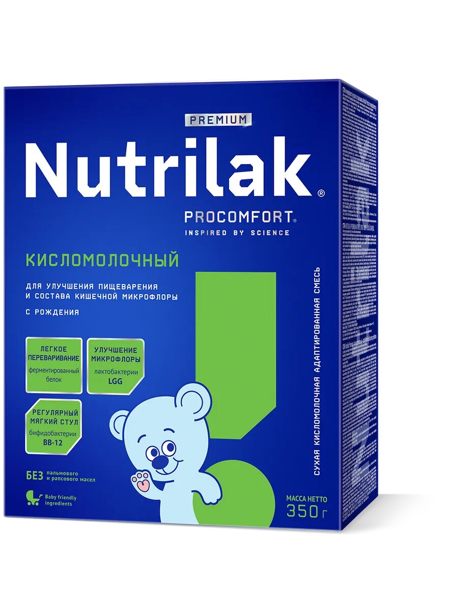 Смесь детская Нутрилак Premium Кисломолочный, 1 упаковка * 350г