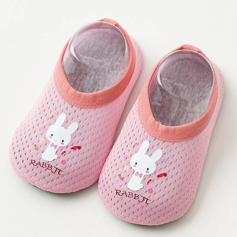 Розовые детские акваноски Rabbit, 6-12M