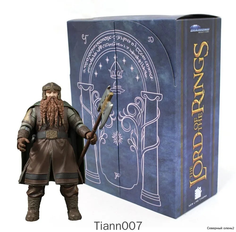 Фигурка DIAMOND SELECT TOYS Властелин колец: Гимли , эксклюзив SDCC 2024