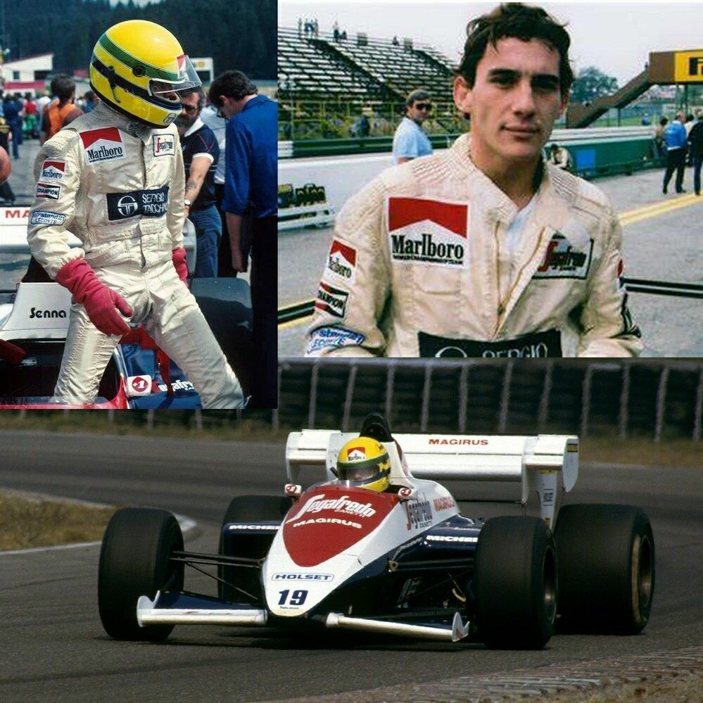 1984 Айртон Сенна, фигурка в масштабе 1:43, первый год в команде Toleman F1