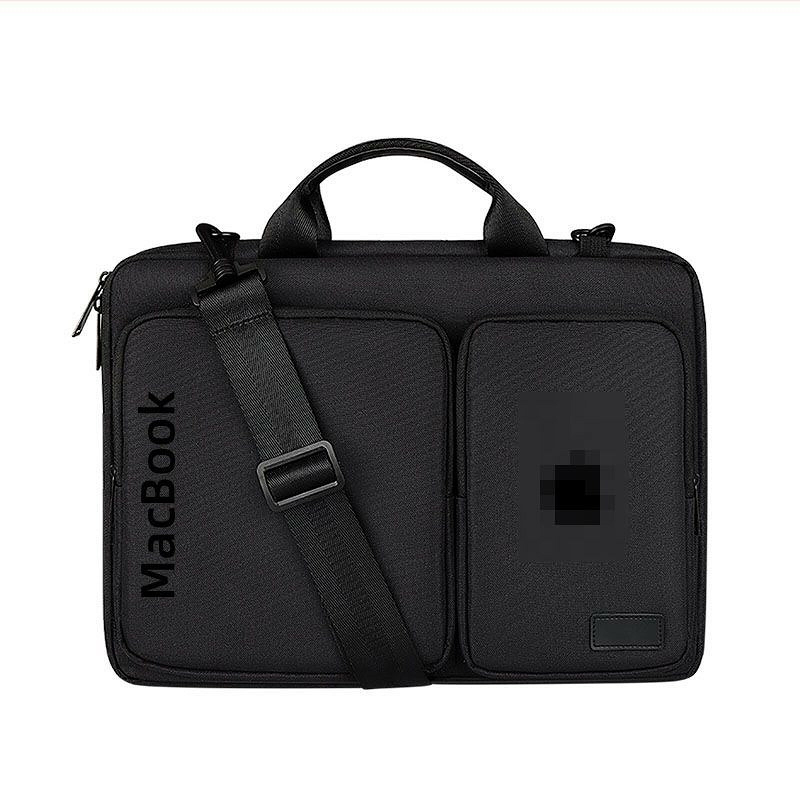 Сумка MyPads для ноутбука Macbook Air 13.6 (2022) M2 A2681 черная прочная