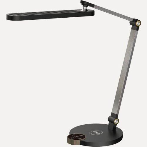 Изображение товара Светильник настольный с беспроводной зарядкой Uniel ULM-D113 18W/3000-6000K/DIM BLACK