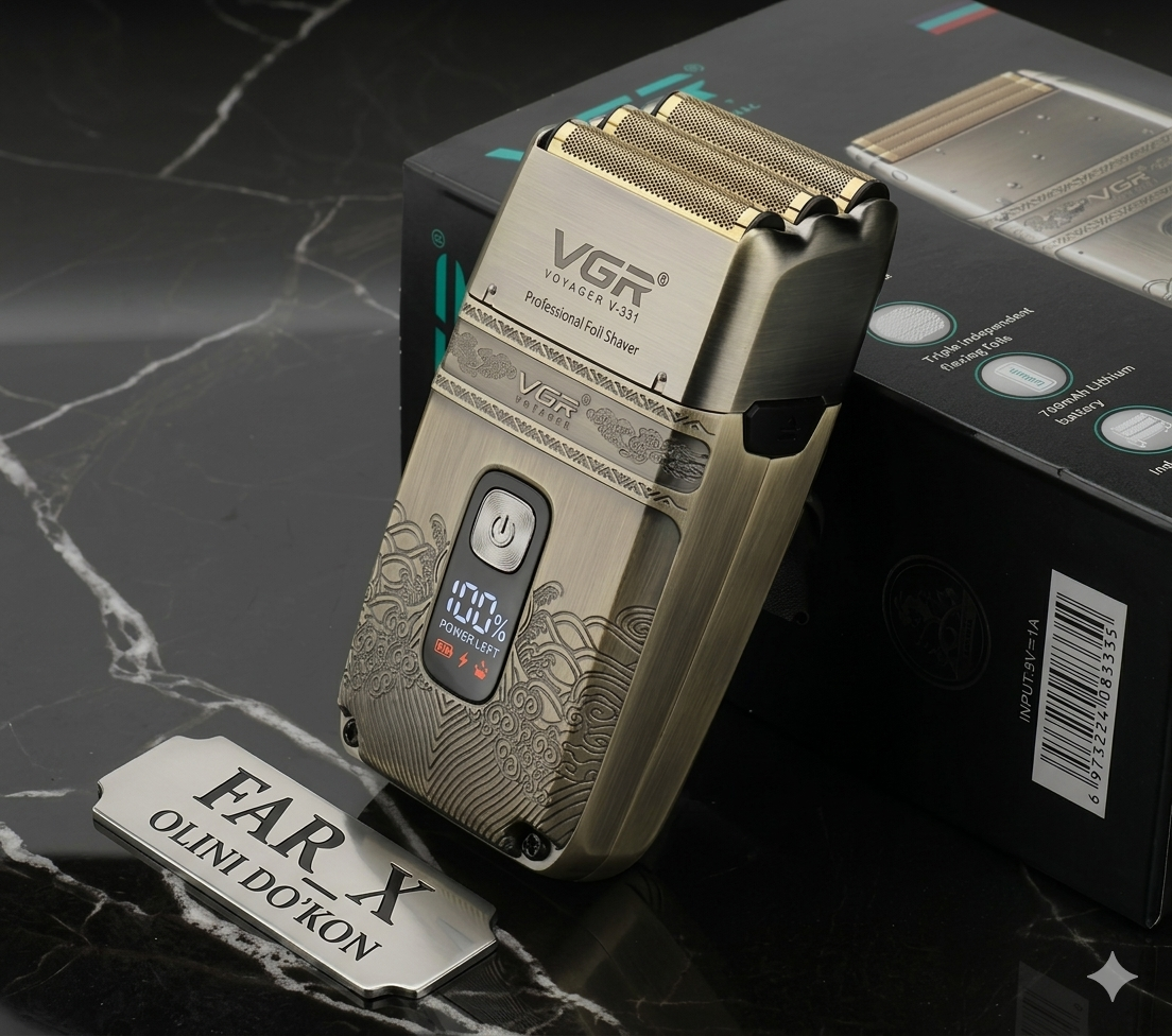 Электробритва мужская VGR V-335 / Бритва электрическая/ Роторная электробритва/ Шейвер