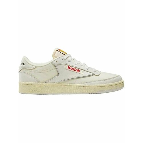 фото Кеды reebok club c 85, полнота f (eu)/ на среднюю стопу, размер 7,5 us, бежевый