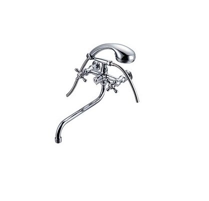 Смеситель для ванн ПрофСан ПСМ-158-ЕК/75 длинный излив, настенный монтаж PSM-158-75