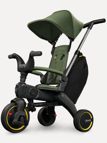 Изображение товара Велосипед - коляска 3-х колесный складной Doona Liki Trike S3 Desert Green