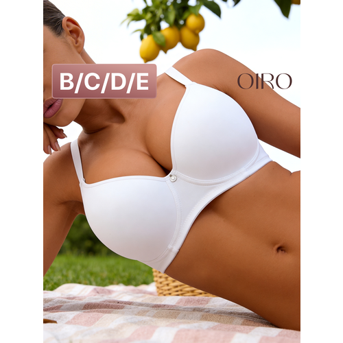 фото Бюстгальтер oiro acacia, 1 шт., размер 80b, белый