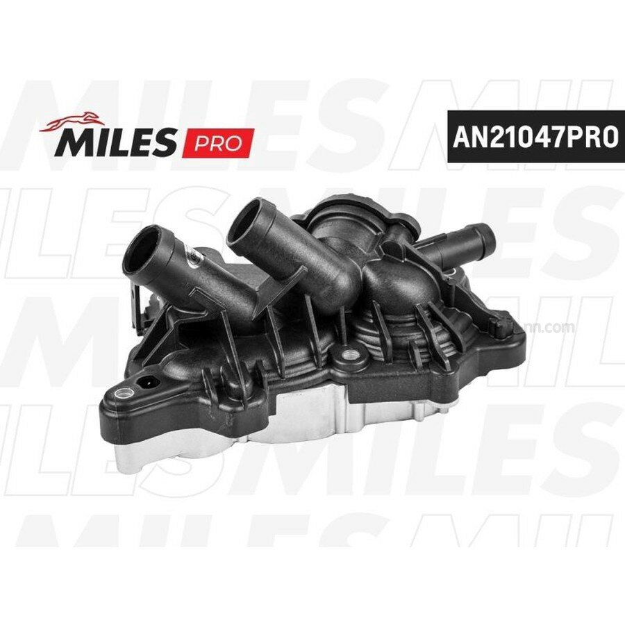 MILES AN21047PRO Насос водяной VAG 1.2/1.4/2.0 11- ( в корпусе с термостатом, с прокл. ) PRO
