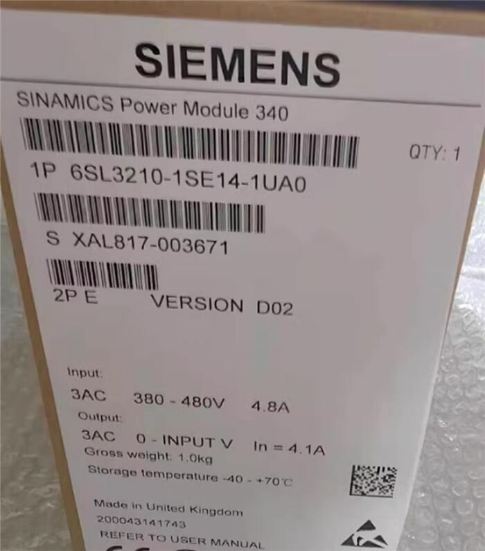 Модуль 6SL3210-1SE14-1UA0 Siemens 6SL3 210-1SE14-1UA0
