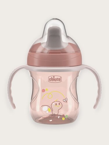 Изображение товара Поильник непроливайка Chicco Training Cup с 6 месяцев, розовый