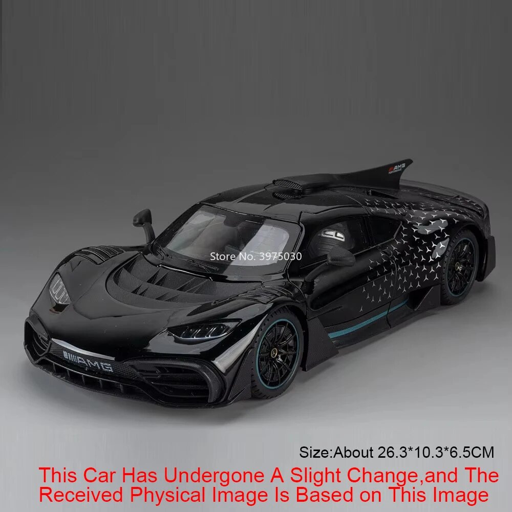 Модель суперкара Aventador SVJ63 ONE 1:18 Makeda ONE Black