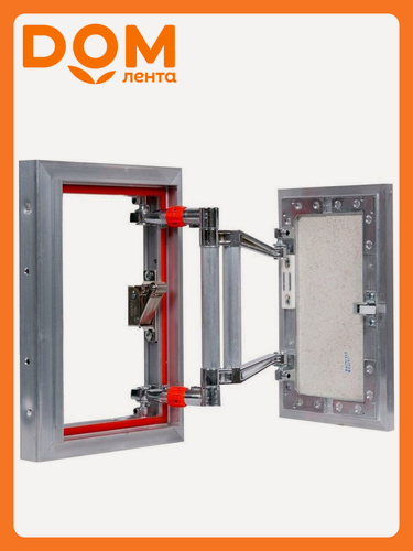 Изображение товара Ревизионный люк Практика евроформат-р, алюминиевый, магнитный замок, 200x300мм