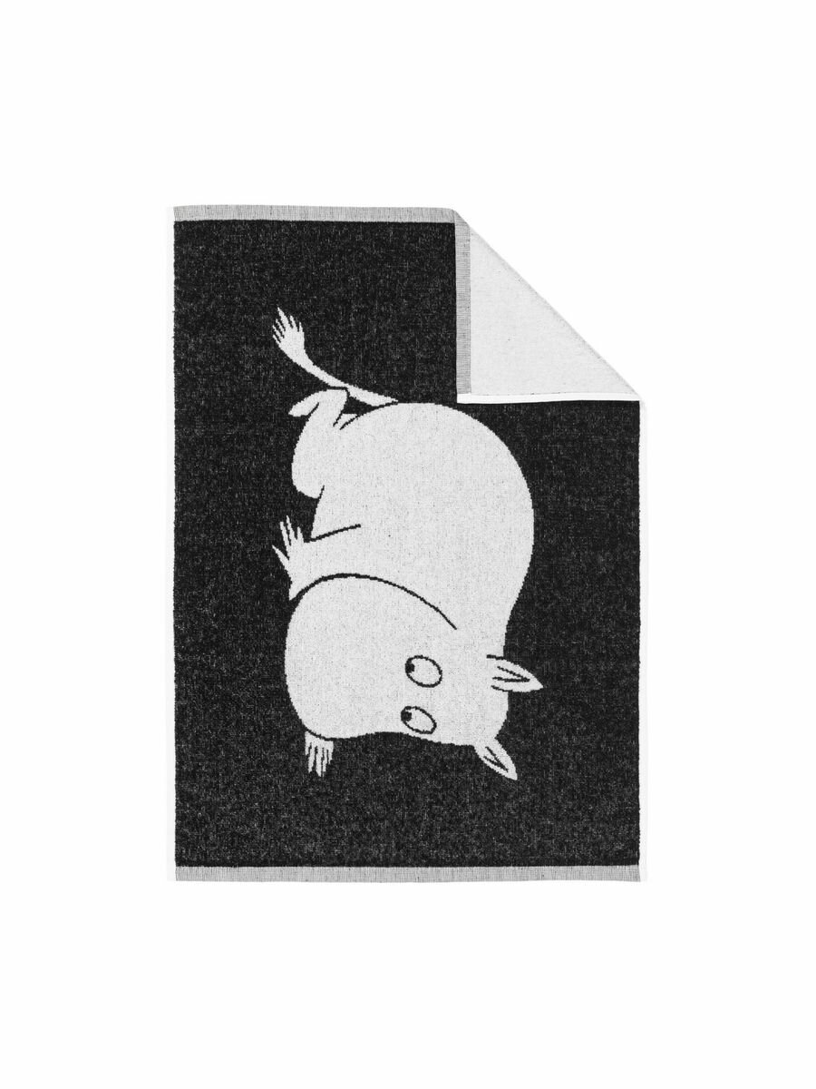 Полотенце для рук Arabia Finland Moomin Муми Тролль black 50x70 см.