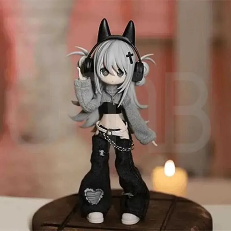 BJD Кукла 14cm Набор, Персонажи Игрушки, PVC Фигурка с аксессуарами, кукла-модель