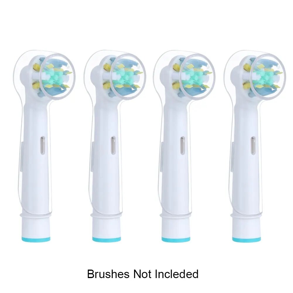 4 шт, чехол для электрической зубной щетки для Braun Oral B, защитный чехол для головки зубной щетки, пылезащитный чехол для дома, кемпинга, путеш