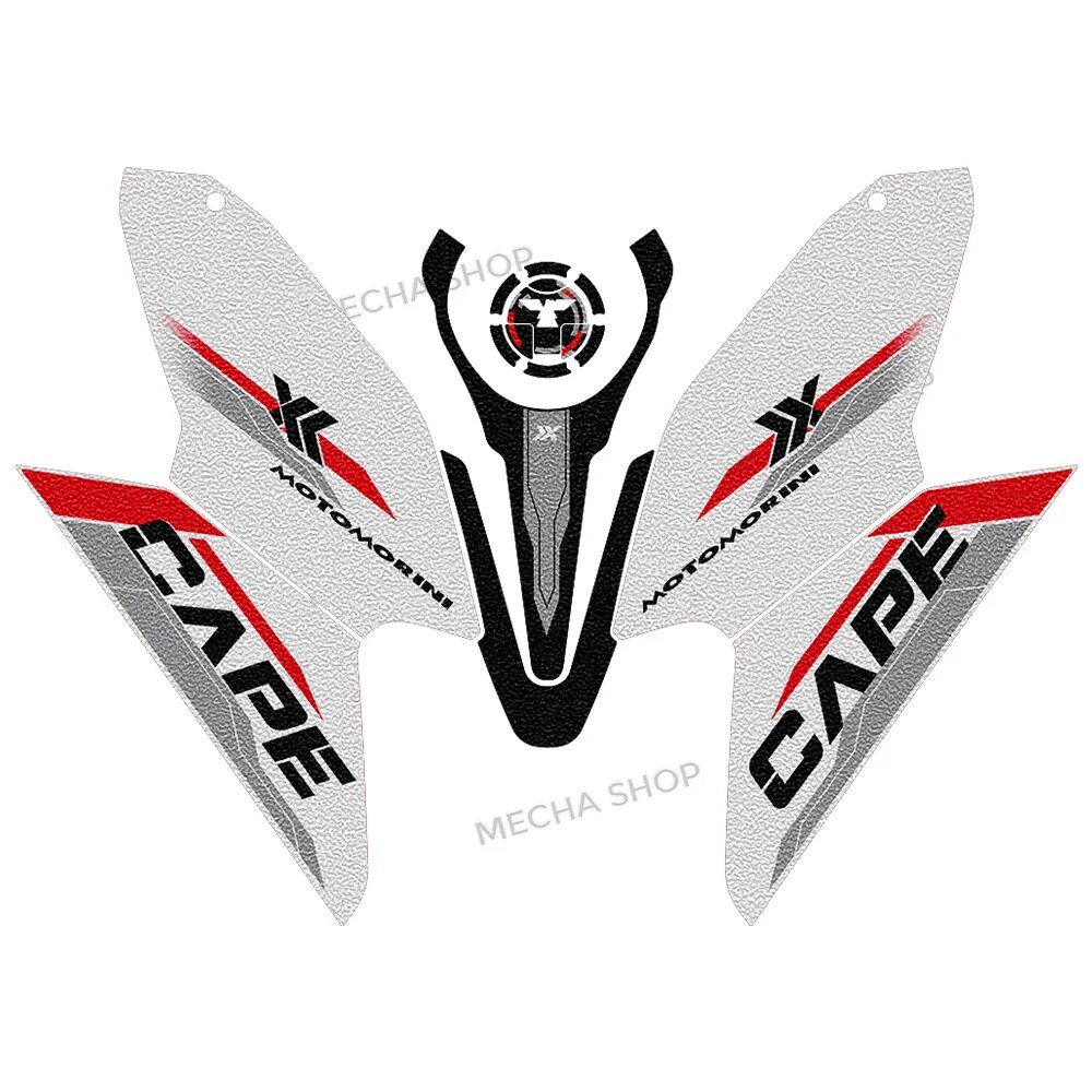Наклейки на бак X Cape 1200 2026, Style -A1 Kit