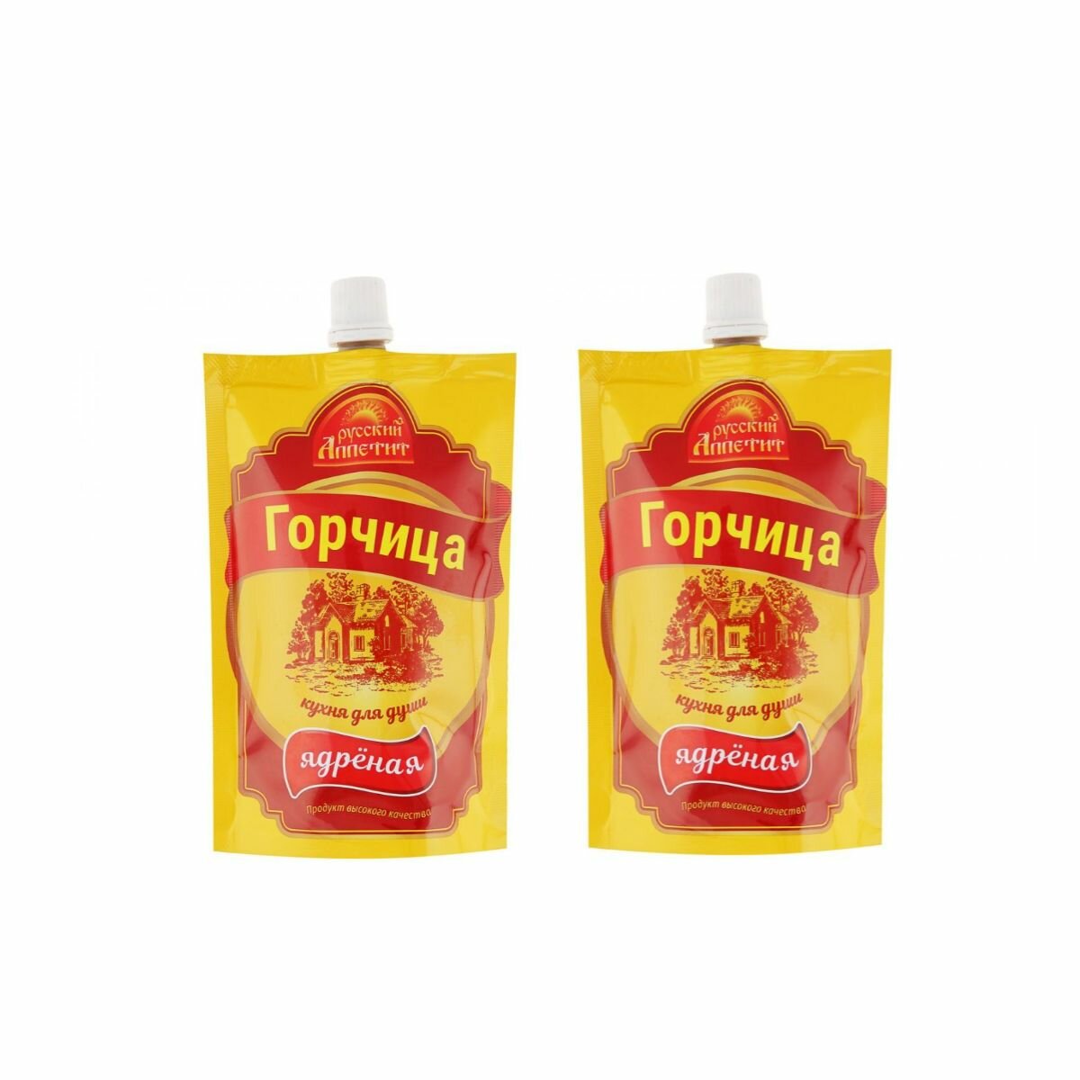 Русский Аппетит Горчица Ядреная, 120 гр, 2 уп.