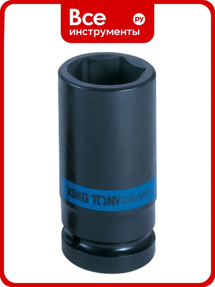 Головка торцевая ударная глубокая шестигранная (38 мм; 1") KING TONY 843538M
