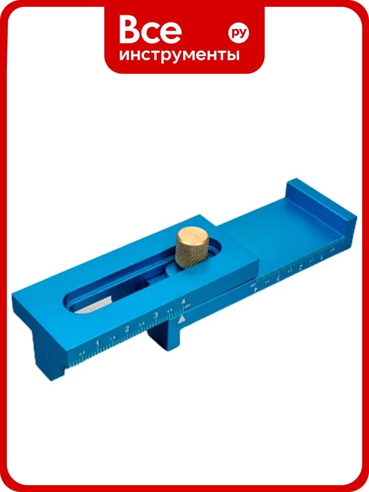 Раздвижная линейка с фиксатором и упором Uniq tool 80x30 мм UTM-0098C-1, имеет