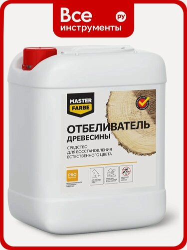 Изображение товара Отбеливатель древесины MASTERFARBE для восстановления цвета и удаления грибковой синевы, дезинфекция пиленой древесины