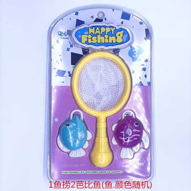 Набор для водных игр: 1 сеть, 2 рыбки в стиле Барби, детский комплект для рыбалки