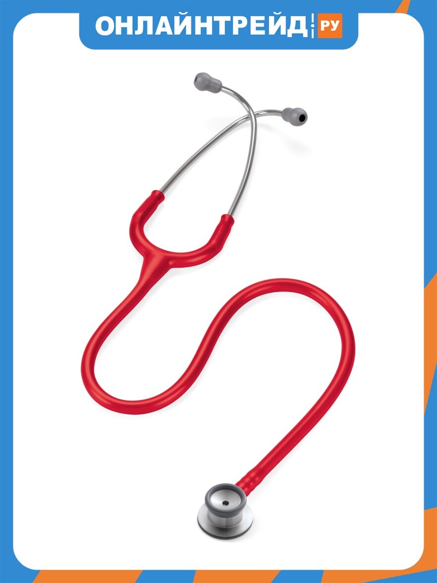 Стетоскоп 3M Littmann Classic II Infant, красная трубка, 71 см, 2114R, 1 шт.