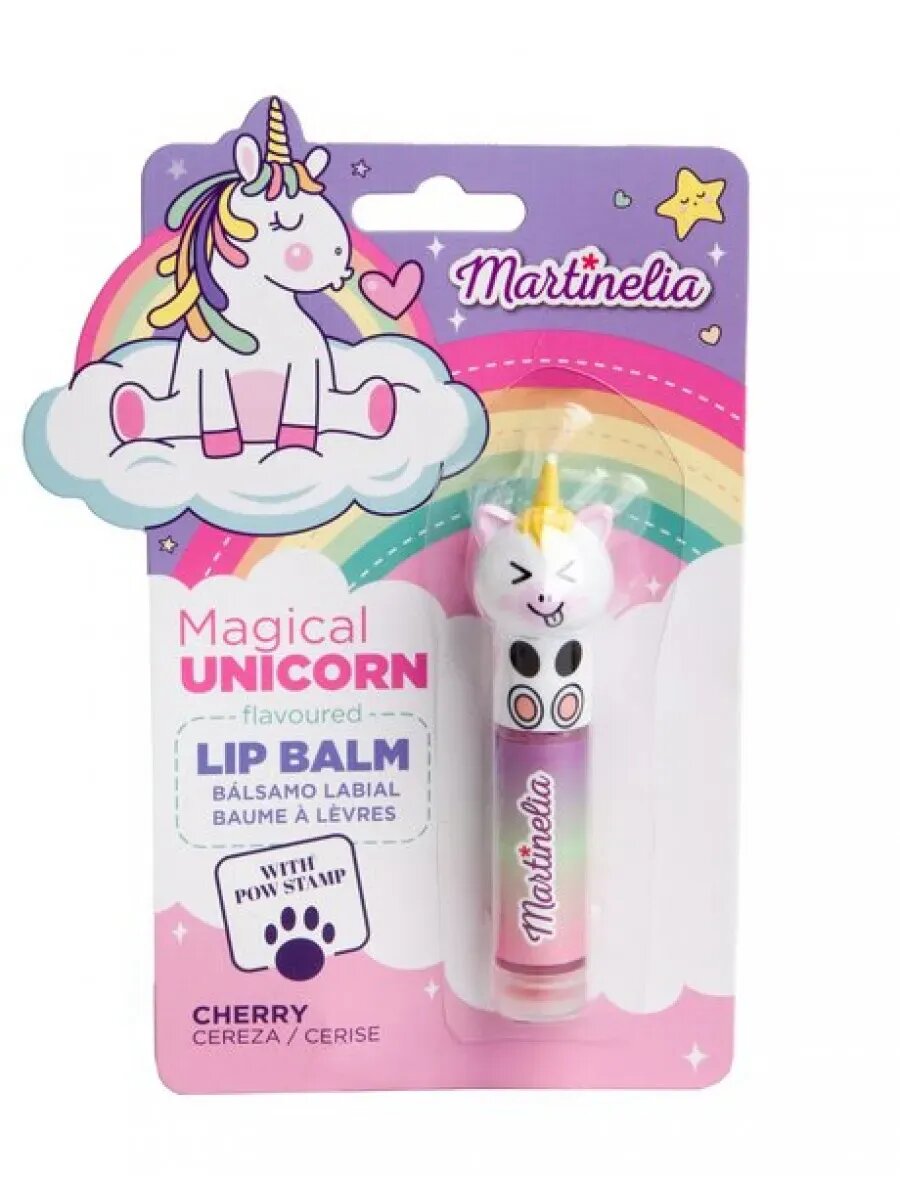 Martinelia Magical Unicorn Lip Balm with Stamp Cherry 10мл