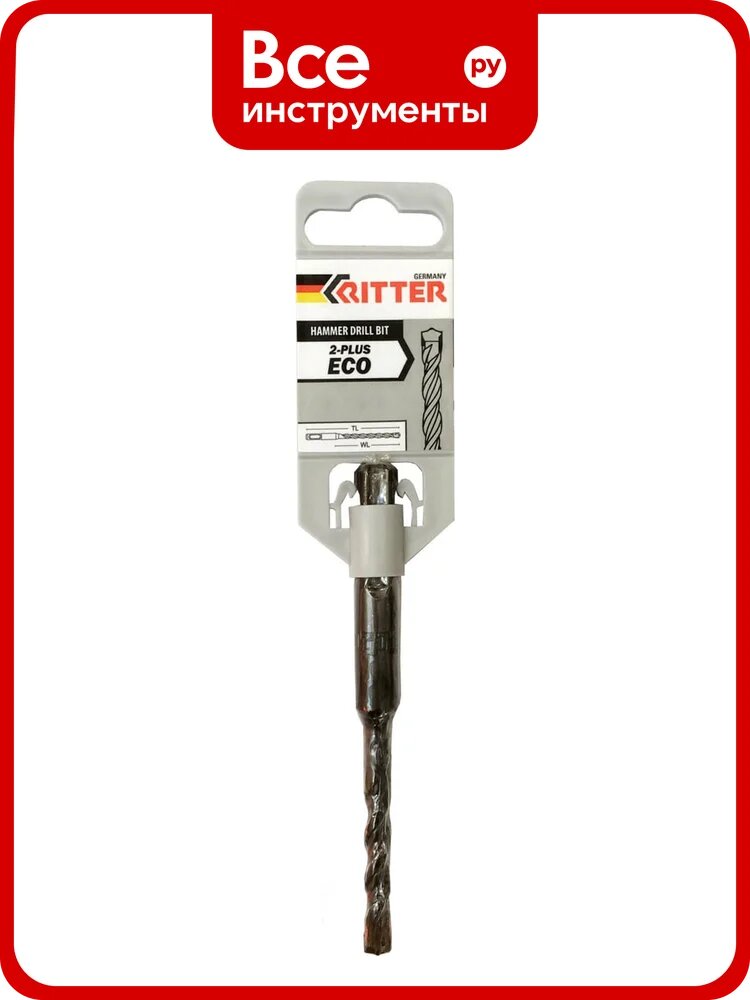 Бур Eco 2-plus (16x225х310 мм; SDS+) RITTER PS10216310