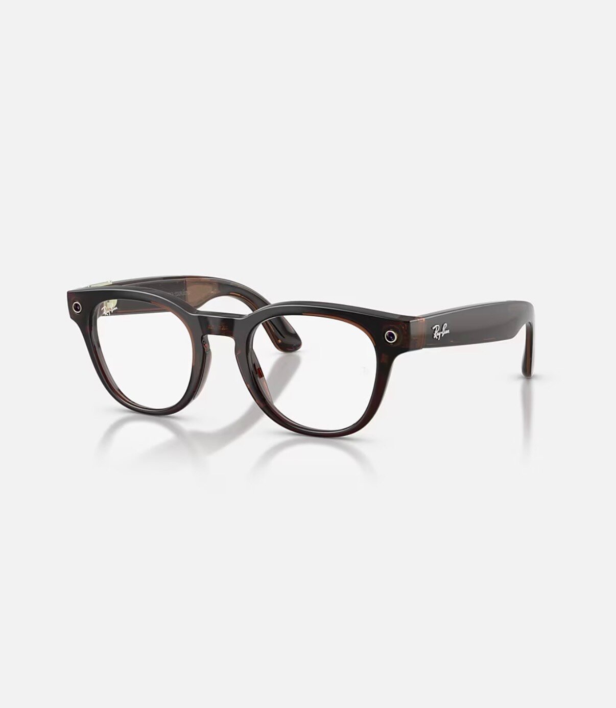 Умные очки Ray-Ban Scriber Optics RW7002, Shiny Transparent Umber (150 - 49) Gen 2