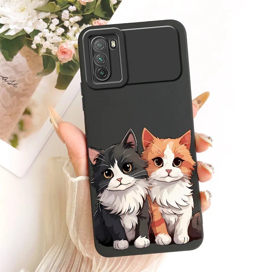 Модный чехол для телефона с рисунком для Xiaomi Poco M3 M3Pro Черный, TYhei2389, Poco M3 Pro 4G 5G