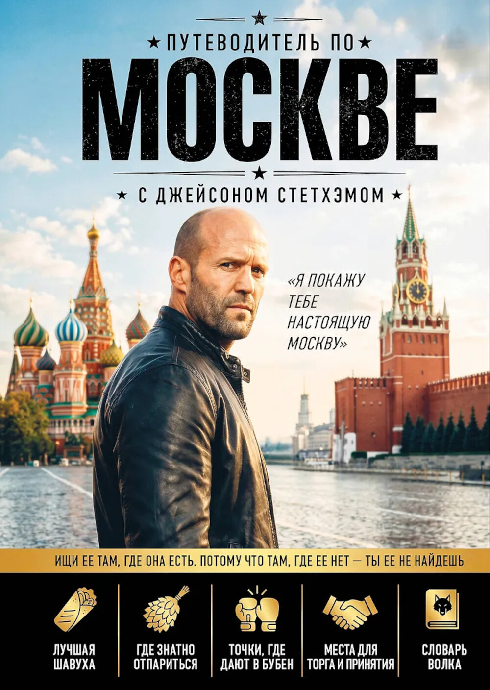 Путеводитель по Москве с Джейсоном Стетхэмом.