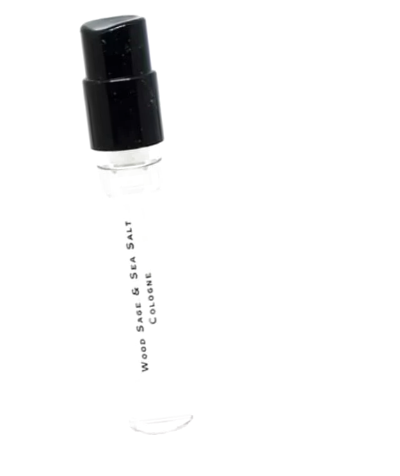 Одеколон Jo Malone Wood Sage And Sea Salt мини 1.5 / Пробник яркого аромата Джо Малон Соль И Море / Сэмпл парфюма