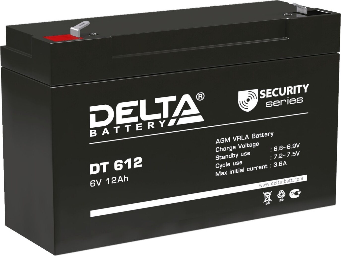 Аккумулятор для ИБП Delta DT 612