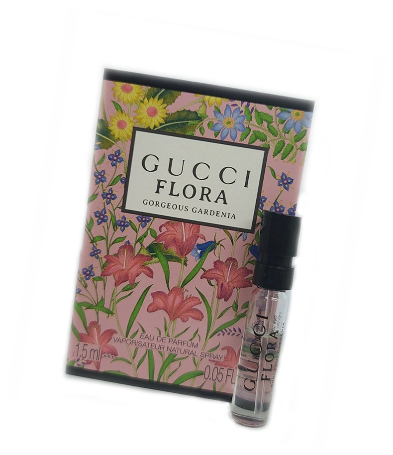 Парфюмерная вода Gucci Flora Gorgeous Gardenia Eau De Parfum пробник 1.5 / Сэмпл Гуччи Флора Гордес Гардения О Де Парфюм
