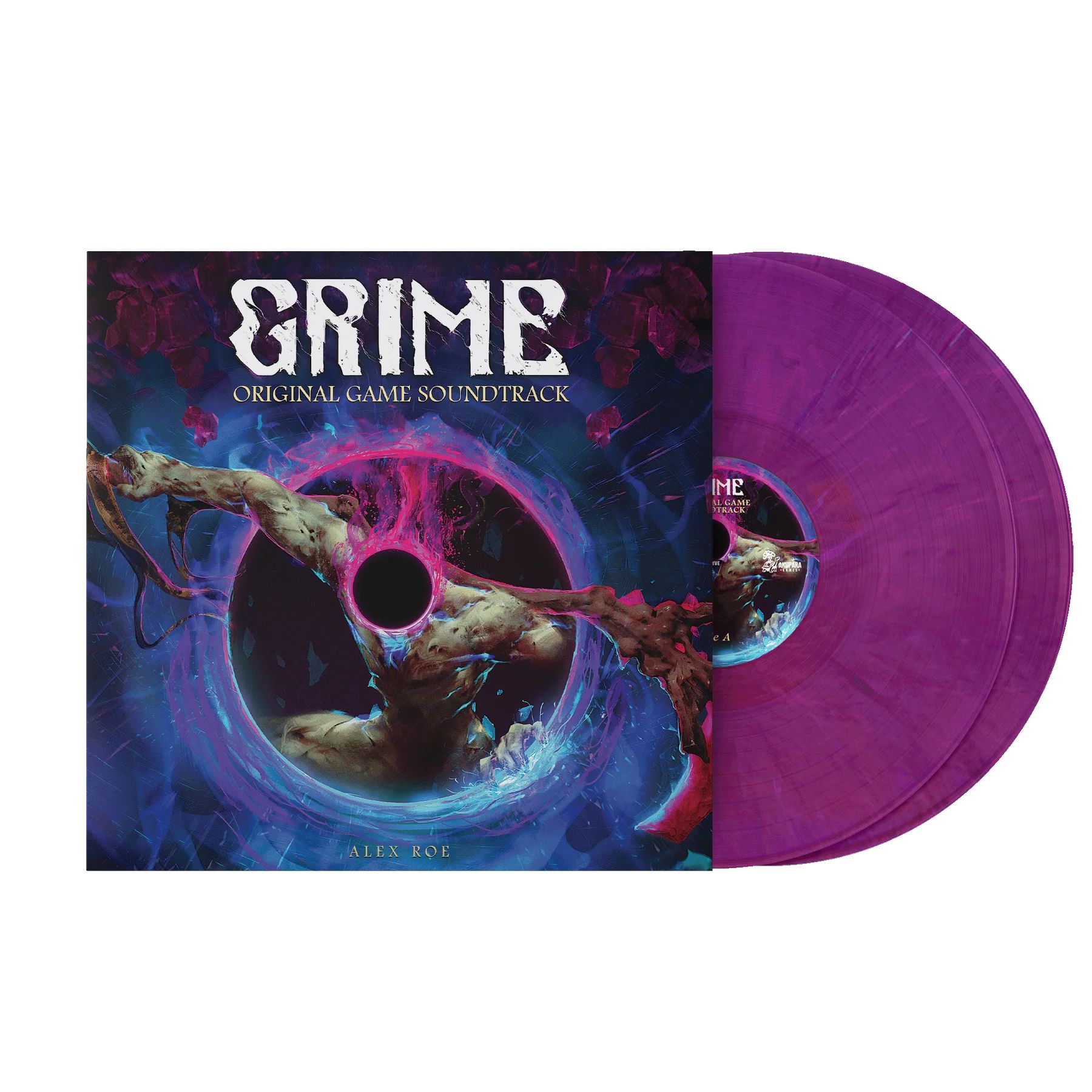 Grime OST (Purple With Black Smoke USA Limited Soundtrack) Цвет: Фиолетовый с Черным Дымом, Редкая Виниловая Пластинка из США, Саундтрек Грайм