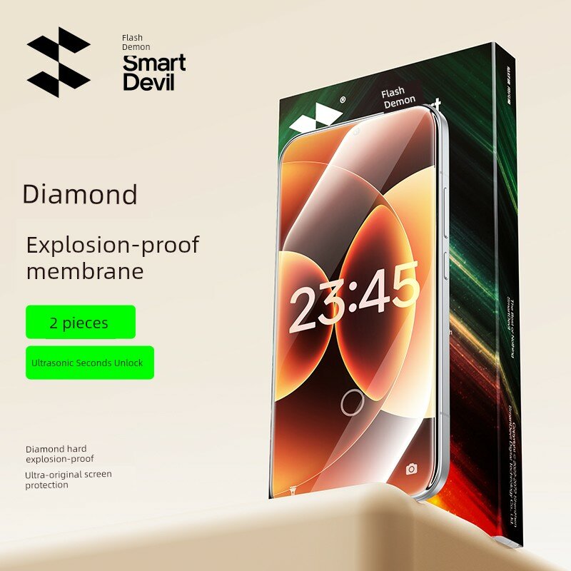 Защитное стекло для Xiaomi 17 Pro Max, полное покрытие, алмазное покрытие, 2 шт.