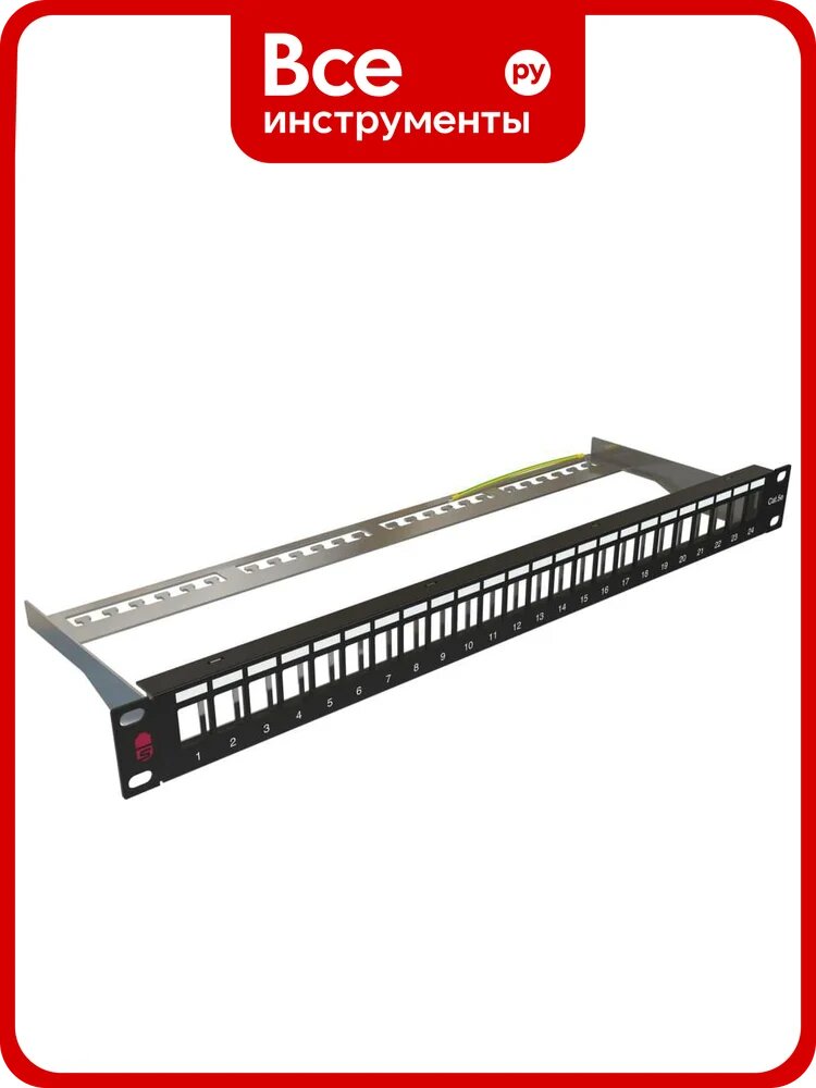 Модульная патч-панель SYSMATRIX 19 Кат,5е 24 порта PP 1901U, S24MDS, M