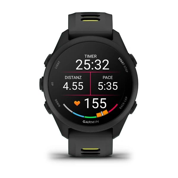 Смарт-часы Garmin Forerunner 170 Black with Black/Amp Yellow Band 010-03920-00 — фото 1