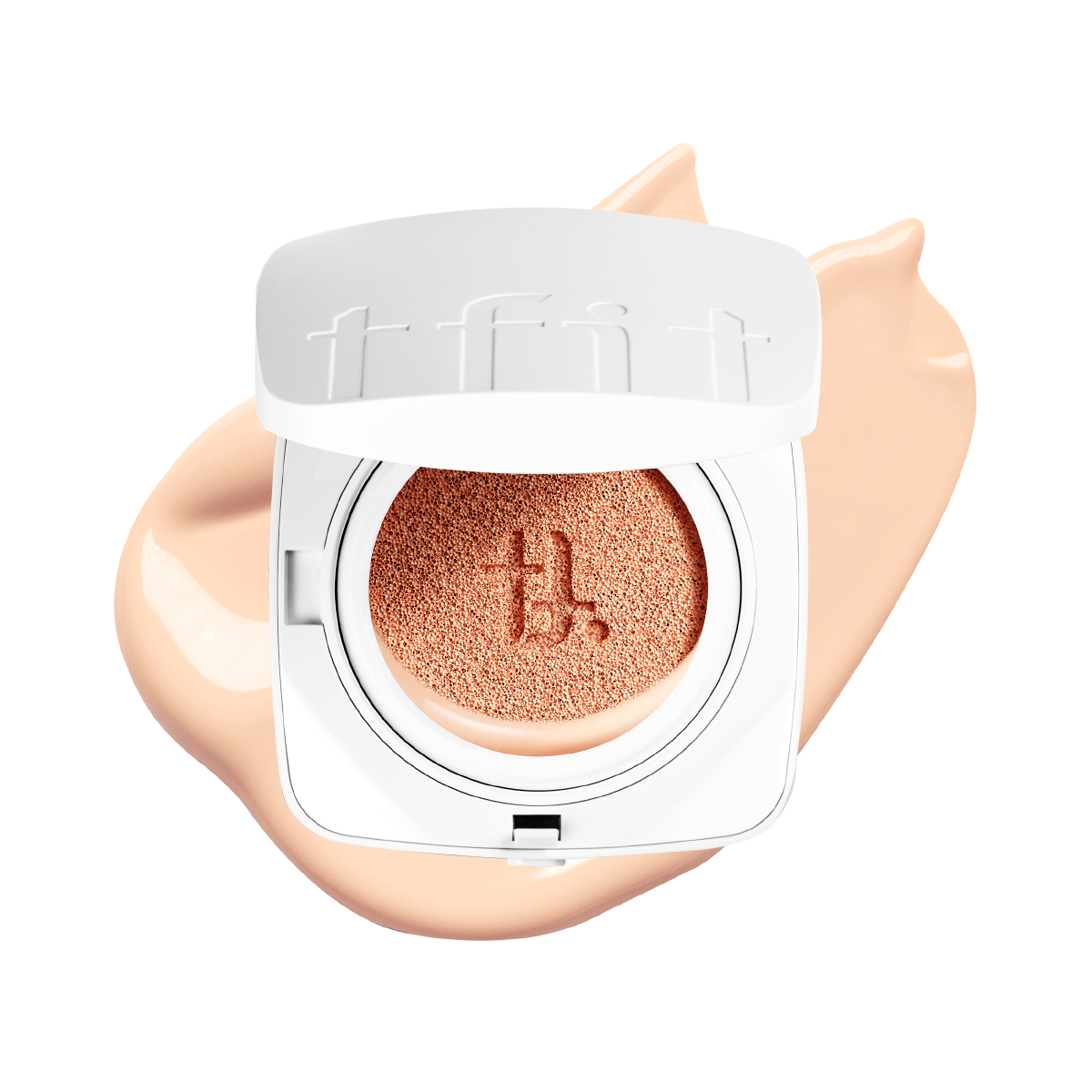 TFIT Тональный кушон с матовым финишем Layering Fit Cover Cushion EX SPF50 PA Ex C01 Porcelain(Холодный Светло-Розовый), 12 г