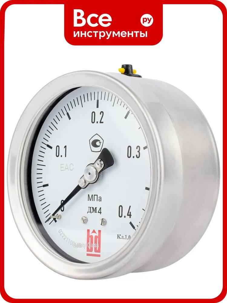 Манометр BD ДМ 4 100 ТЭ (0-4) бар, класс 1,0, G1/2 145322253527