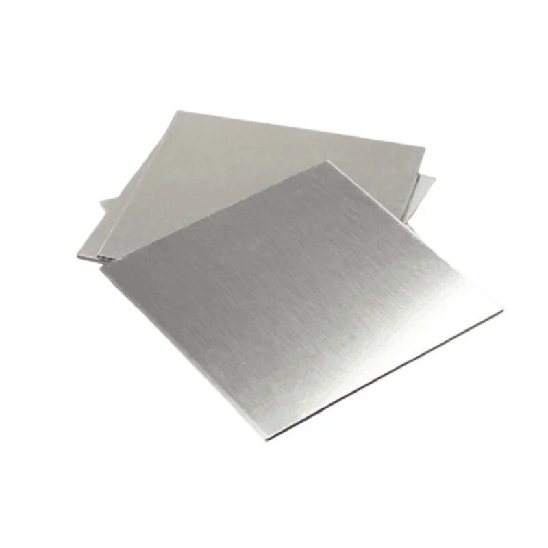 Листовая фольга из олова Stannum Sn 99.99% 1x100x100mm 1pc