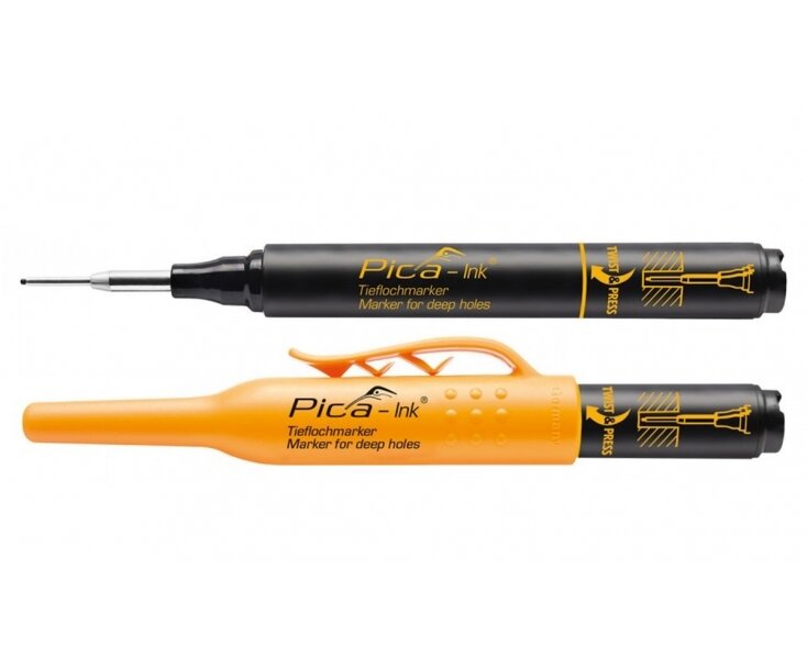 Маркер строительный для глубоких отверстий Pica-Ink (Черный) PICA-MARKER 150/46 — фото 1