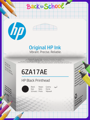 Изображение товара Печатающая головка HP 6ZA17AE Black, официальная комплектация и гарантия