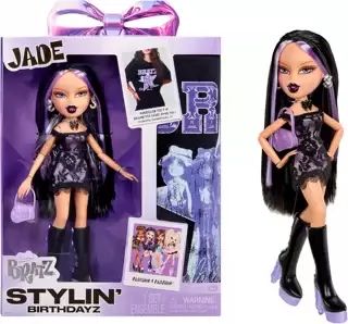 Кукла Коллекционная кукла Братц Джейд серия Stylin' Birthdayz в черном кружевном наряде