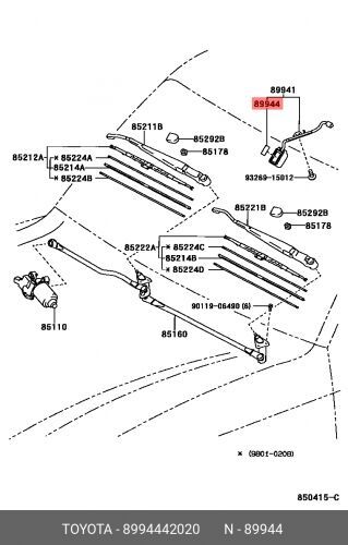 Пластина Датчика Дождя Org (TOYOTA 8994442020)