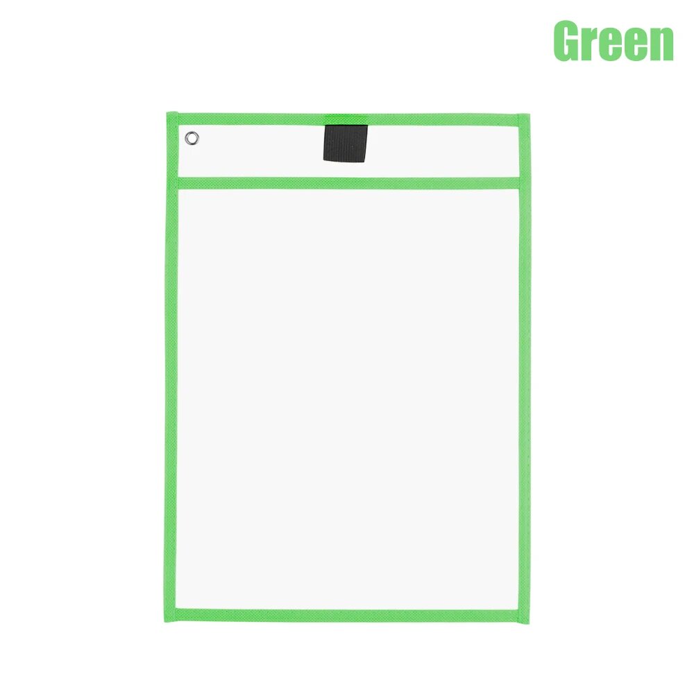 Многоразовая прозрачная папка для файлов green
